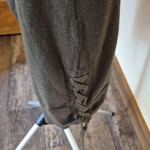 Simply Vera Vera Wang Dark Green Cardigan - Picture 4 of 6